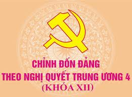 Day manh thuc hien Nghi quyet Trung uong 4 khoa XII gan voi hoc tap va lam theo Bac trong Dang bo Quan doi hien nay