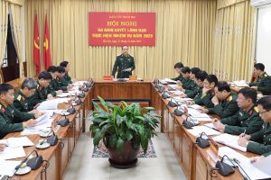 Đảng ủy Đoàn 969 tổ chức Hội nghị ra nghị quyết lãnh đạo thực hiện nhiệm vụ năm 2020