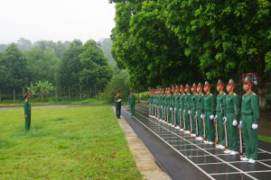 Kiểm tra tháng đầu huấn luyện tiêu binh nghi lễ năm 2019