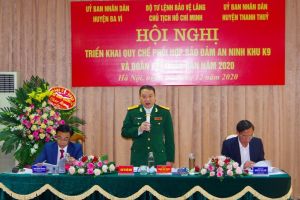 Hội nghị triển khai Quy chế phối hợp hoạt động bảo đảm an ninh Khu K9 và đoàn kết quân dân  