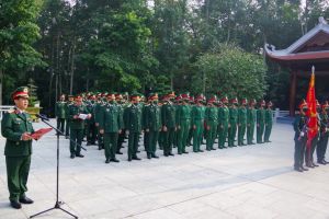 Trường Sĩ quan Lục quân 1 tổ chức Lễ hứa quyết tâm tại Khu K9