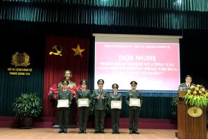 Trung đoàn 375 tổ chức Hội nghị triển khai nhiệm vụ công tác và phát động phong trào thi đua “Vì An ninh Tổ quốc” năm 2021